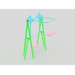 Customized 15 Children Metal Outdoor Play Structure Children'S Inclusive Playground Swing for sale
