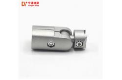 China Free Aluminum Pipe Connector with Screw for Roller Track System supplier
