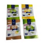 Custom Printed Sachet Laminated 3 Side Seal Plastic Bags Spice Seasoning Sachet Edible Packaging Ziplock Mylar Bag for sale