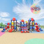 Commercial Playground Slide 3 Years - 12 Years  Commercial Preschool Playground Equipment for sale