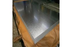 China DX510 Z100 Galvanized Steel Plain Sheet Bright Sliver GB For Automobile supplier