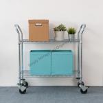 Easy Moving Chrome Wire Shelving With Carts NSF & SGS Approval For Organizer for sale