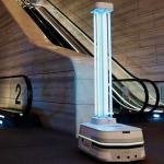 Geek+ AGV Robot Uv Light Smart UV Disinfection Robot Public Health Guardian for sale