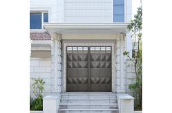 China Compound Wall 6063 Aluminium Garden Gate Driveway Custom Laser Cut supplier
