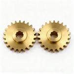 CNC machining china precision CNC Machining brass gear custom copper alloy machined parts high precision transmission components for sale