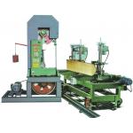 Log Cutting Vertical Band Sawmill With foundation Timber sawmill Machine For Sale for sale