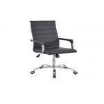 Low Back Black Executive Office Chair For Meeting Room for sale