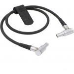 Teradek Bond ARRI Alexa Camera Power Cable Lemo 2 Pin Male to 2 Pin Female Right Angle for sale