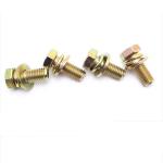 Grade10.9 Color Zinc Cross Recessed Composite Screws Hex Head Combination Screw for sale