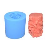 Handmade Silicone Candle Mold 3D Eco Friendly Customized for sale