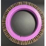 Durable Bristles Stenter Wheel Brush Nylon Hair For Stenter Machinery Parts for sale