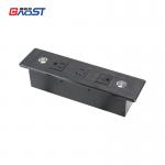 UL Certified Recessed Power Strip with 20W USB Charge and Alloy Faceplate Flush Mount Power Outlet for sale