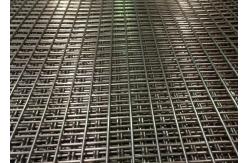 China 4 Openning Galvanized Welded Mesh Panel Black Carbon Steel Construction supplier