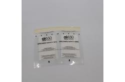 China Disposable LDPE Customized Biohazard Specimen Transport Bags Gravure Printing supplier