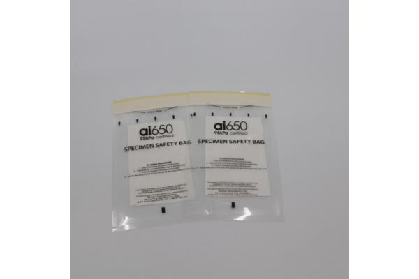 Disposable LDPE Customized Biohazard Specimen Transport Bags Gravure Printing