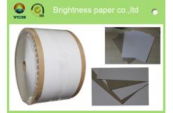China Anti Curl Whiteness Grey Back Duplex Board With One Side Offset Printing supplier