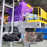 PLC Tire Stee Wire Shredder Scrap Metal Waste Steel Pre Shredder for sale