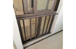 China Matte Black Aluminum Wrought Iron Balcony Railing Security Steel Balustrade supplier