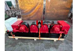 China Bolt Adjustment Tank Turning Rolls , Welding Pipe Rollers With PU Material supplier