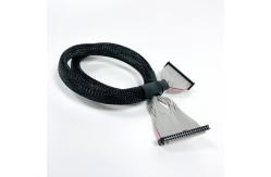 China Automobile IDC Flat Ribbon Cable 2.54mm Pitch Insulation Material PVC Polyester supplier