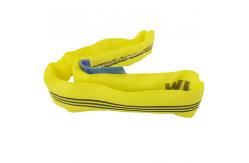 China Crane Equipment Lifting Polyester Endless Round Sling Polyester Flat Webbing Sling supplier