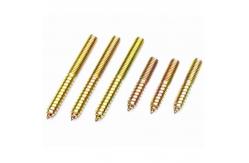 China Double Threaded Dowel Hanger Wood Screw Galvanized 150mm Length supplier