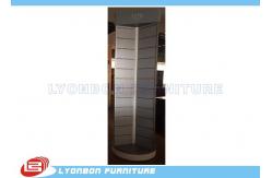 China Silver Rotate Round Wooden Display Stands For Mosaic Selling Painting Display supplier
