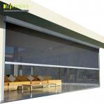 Aluminum Vertical Outdoor Sunscreen Roller Shades Room Zipper Track Shades for sale