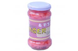 China 340g Chinese Sweet Pickled Ginger Slice White And Pink In Bottle supplier