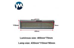 China Customized 4480W UV Curing Lamp 395nm For Water Cooling UV Curing Machine supplier