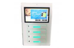 China Android Network Mobile Smartphone Charging Station With display digital signage supplier