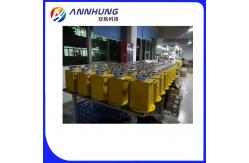 China Red Flashing Solar Obstruction Light 2000cd 20FPM Medium Intensity For Communication Tower supplier