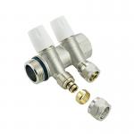 Customized 2/3 /4/5/6 Way Stainless Steel Plumbing Manifold Floor Heating System Brass Water Manifold for sale