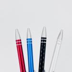 Office Business Metal Aluminum Press Ballpoint Pen High Quality Custom Logo Pen