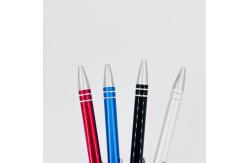 China Office Business Metal Aluminum Press Ballpoint Pen High Quality Custom Logo Pen supplier