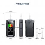 High Precision Police Alcohol Breathalyzer Multi Language Multi Unit With Fuel Cell Sensors for sale