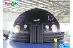 China Inflatable Digital Mobile Planetarium With PVC Floor Mat For Astronomy Museum supplier
