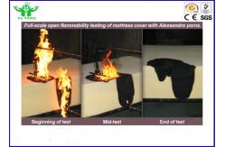 China Lab 16 CFR1632 Mattresses and Mattress Pads Flammability Testing Equipment supplier