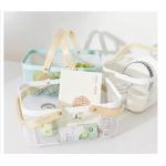 Sustainable Wire Mesh Storage Baskets With Wood Handle