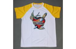 China Sublimation Terylene Round Collar Cotta T-shirt supplier