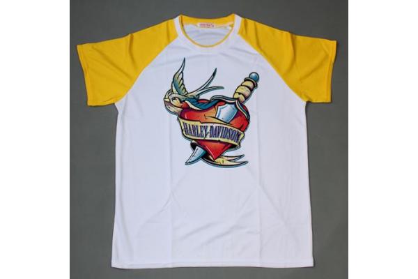 Sublimation Terylene Round Collar Cotta T-shirt