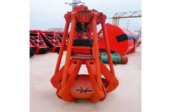 China Remote Control Crane Grab Four Rope Hydraulic Clamshell Grabs For Bulk Cargo supplier