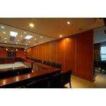 Height 4m Sliding Door Hanging Rollers Movable Partition Walls For Restaurant / Churches for sale