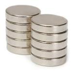 N52 - 1/4 x 1/16 Inch Neodymium Disc Magnets for sale
