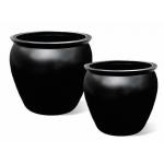 Large Fiberglass Flower Planters Indoor Resin Outdoor Pots Customized for sale