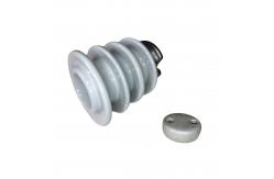 China Distribution Line Iron Porcelain Post Insulator Hot Deep Galvanized supplier