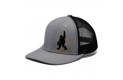 China Source factory for Black and Grey 6 Panel Customized Trucker Cap supplier