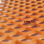 Decorative Aluminum Diamond Expanded Metal Mesh Panel For Wall for sale