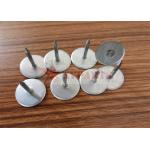 Push Type 25MM Round Base Stainless Steel CD Weld Pins For Rockwool Pipe Fixed for sale