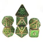 Mini RPG Small RPG Role poker tabl Sharp Trade Card Dice Sets Metal for sale